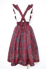 画像3: axes femme POETIQUE / フリルサス付ハイウエストスカート M ワイン Y-26-09-08-065-AX-BL-SZ-ZY (3)