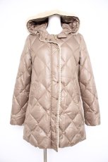 画像1: franche lippee black / キルティングダウンコート M ベージュ Y-26-09-08-079-LO-CO-SZ-ZY (1)