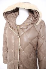 画像3: franche lippee black / キルティングダウンコート M ベージュ Y-26-09-08-079-LO-CO-SZ-ZY (3)