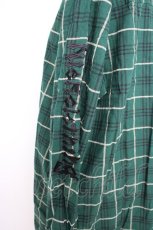 画像3: NieR Clothing / チェックシャツ  グリーン Y-26-09-08-035-PU-BL-SZ-ZY (3)