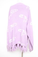 画像2: TRAVAS TOKYO / Safety pinニットカーディガン  ラベンダー Y-26-09-08-038-PU-TO-SZ-ZY (2)