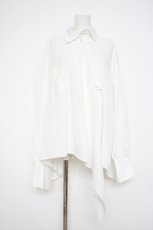 画像1: WRouge / 変形シャツ  ホワイト Y-26-09-08-042-PU-TO-SZ-ZY (1)