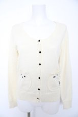画像1: PEACE NOW / ねこポケットカーディガン M オフシロ Y-26-09-09-048-PU-TO-SZ-ZY (1)
