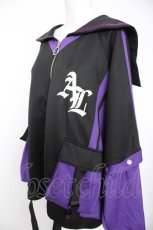 画像3: Amilige / SatanバックプリントセーラーZIPジャージ  黒 Y-26-09-09-058-PU-TO-SZ-ZY (3)