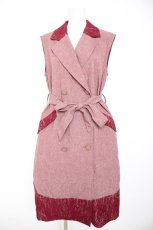 画像1: axes femme / レースデザインジレ F ワイン Y-26-09-09-072-AX-TO-SZ-ZY (1)