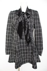 画像1: PUNK RAVE / Bow Collect waist dres S 黒 Y-26-09-09-083-PU-OP-SZ-ZY (1)