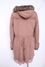 画像2: axes femme / ボアライナー付きモッズコート M 淡ピンク Y-26-09-09-087-AX-CO-SZ-ZY (2)