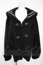 画像1: TRAVAS TOKYO / Sailor boa duffel blouson F ブラック Y-26-09-09-091-PU-JA-SZ-ZY (1)