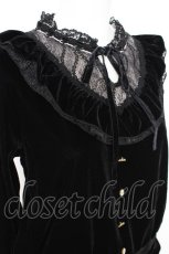 画像3: axes femme / フリルベロアプルオーバー M 黒 Y-26-09-10-037-AX-TO-SZ-ZY (3)