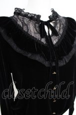 画像3: axes femme / フリルベロアプルオーバー M 黒 Y-26-09-10-040-AX-TO-SZ-ZY (3)