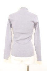 画像2: axes femme / レース使いリブニット M ブルー Y-26-09-10-043-AX-TO-SZ-ZY (2)