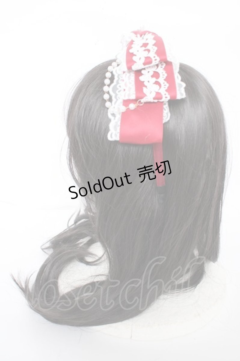 画像2: Dear Dolls / 薔薇レースカチューシャ  赤 Y-26-09-10-006-LO-AC-SZ-ZY (2)