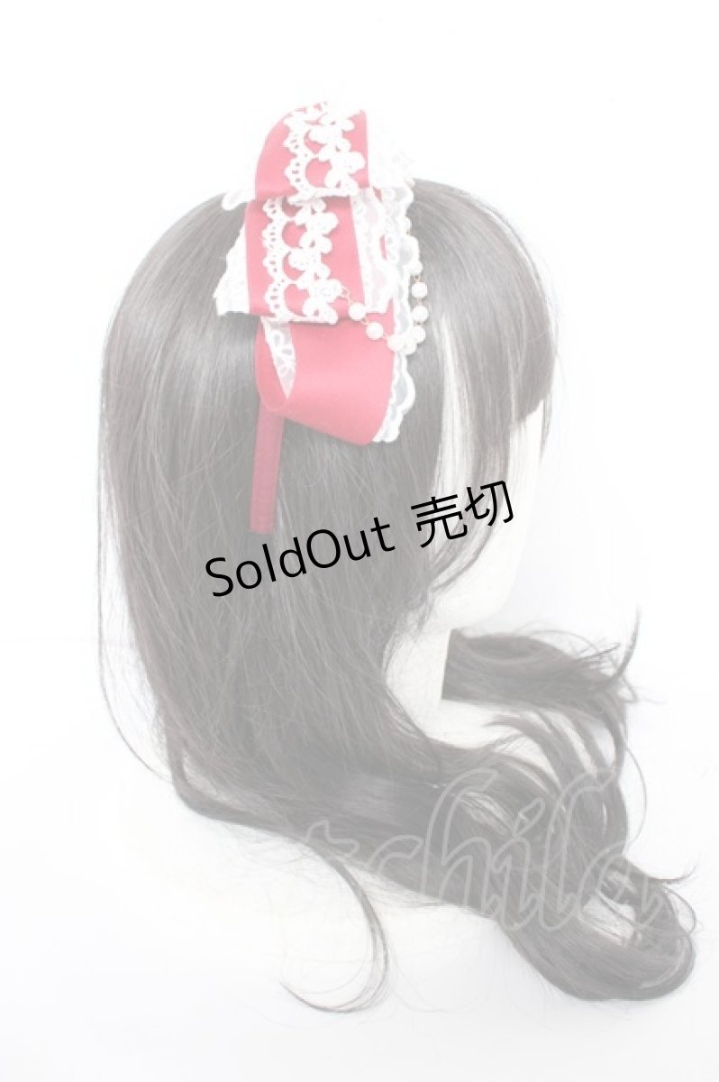 画像3: Dear Dolls / 薔薇レースカチューシャ  赤 Y-26-09-10-006-LO-AC-SZ-ZY (3)