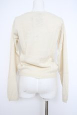 画像2: axes femme / お花リボンレースカーデイガン M 生成り Y-26-09-10-048-AX-TO-SZ-ZY (2)