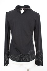 画像2: axes femme / レーシースタンドインナープルオーバー M クロ Y-26-09-10-061-AX-TO-SZ-ZY (2)