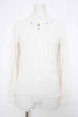 画像1: axes femme / フリルカットプルオーバー M キナリ Y-26-09-10-071-AX-TO-SZ-ZY (1)