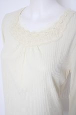 画像3: axes femme / レース組み合わせリブインナー L キナリ Y-26-09-10-091-AX-TO-SZ-ZY (3)