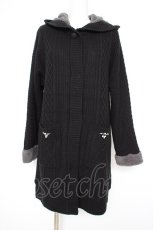 画像1: axes femme / 裏ボアコーディガン F 黒 Y-26-09-10-094-AX-TO-SZ-ZY (1)