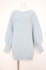 画像1: axes femme / 2wayメランジニット F サックス Y-26-09-10-097-AX-TO-SZ-ZY (1)