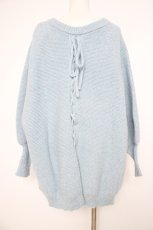 画像2: axes femme / 2wayメランジニット F サックス Y-26-09-10-097-AX-TO-SZ-ZY (2)