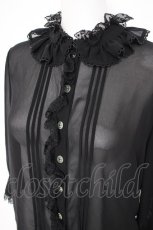 画像3: Angelic Pretty / Dollyジョーゼットブラウス  黒 Y-26-09-10-102-AP-BL-SZ-ZY (3)