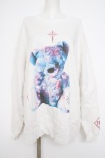 画像1: TRAVAS TOKYO / Furry bearプルオーバースウェット F ホワイト Y-26-09-10-103-PU-TO-SZ-ZY (1)