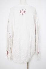 画像2: TRAVAS TOKYO / Furry bearプルオーバースウェット F ホワイト Y-26-09-10-103-PU-TO-SZ-ZY (2)