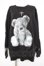 画像1: TRAVAS TOKYO / Furry bearプルオーバースウェット F ブラック Y-26-09-10-104-PU-TO-SZ-ZY (1)