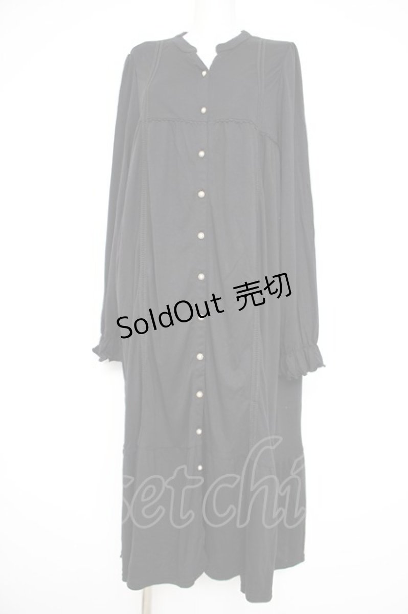 画像1: axes femme / レース切替カットワンピース XXL 黒 Y-26-09-10-108-AX-OP-SZ-ZY (1)