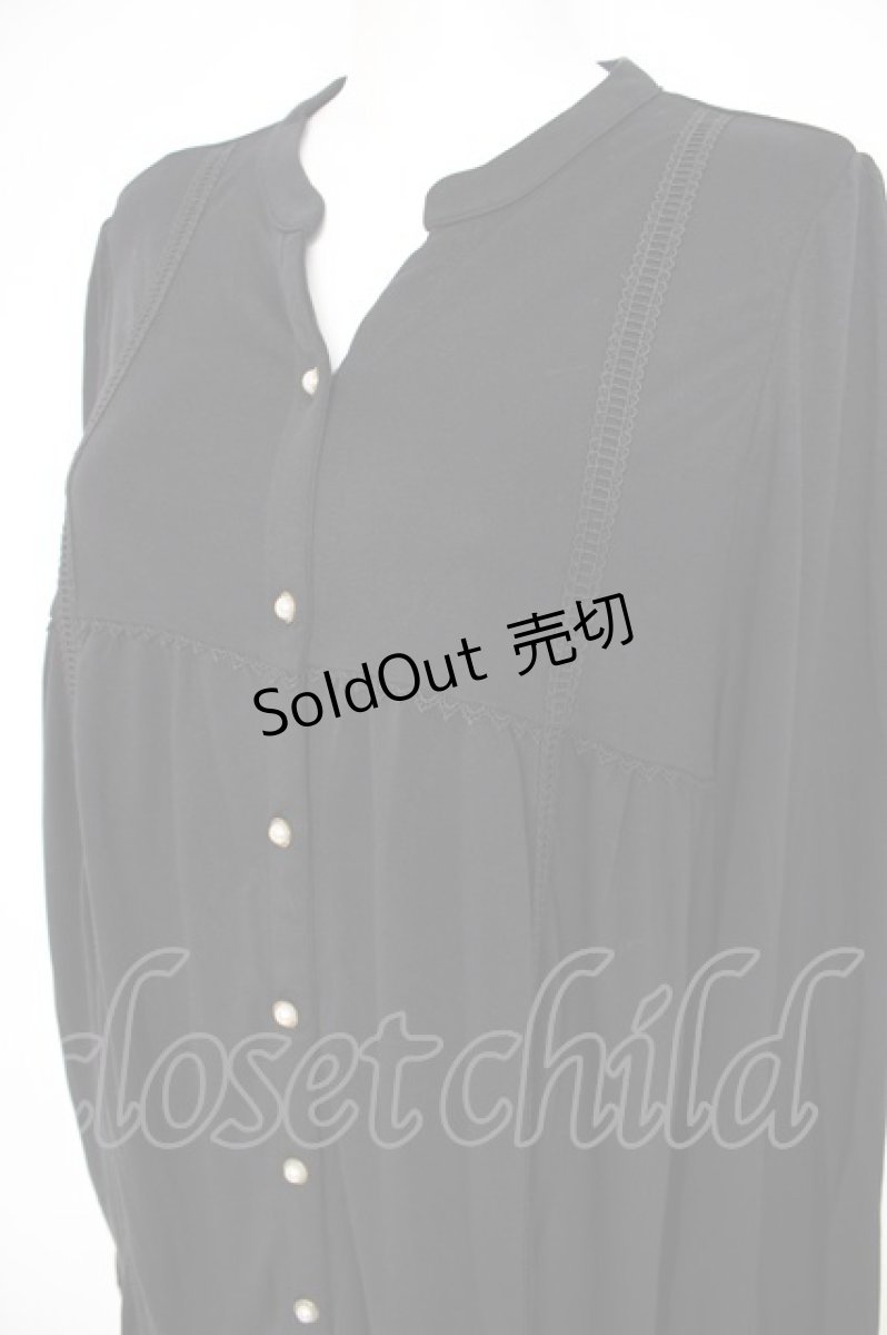 画像3: axes femme / レース切替カットワンピース XXL 黒 Y-26-09-10-108-AX-OP-SZ-ZY (3)