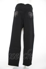 画像2: axes femme / 刺繍入り裏起毛ストレッチパンツ 3L 黒 Y-26-09-10-134-AX-PA-SZ-ZY (2)