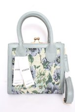 画像1: axes femme / ゴブラン柄がま口BAG  グリーン Y-26-09-10-016-AX-BG-SZ-ZY (1)