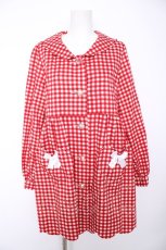 画像1: Nile Perch / ハートポケットギンガムコート  アカ Y-26-09-10-022-LO-CO-SZ-ZY (1)