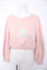 画像1: evelyn / リトルツインスターズ スウェット  ピンク Y-26-09-10-023-LO-TO-SZ-ZY (1)