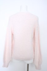 画像2: axes femme / 花パールラメフェザーニット F ピンク Y-26-09-12-056-AX-TO-SZ-ZY (2)
