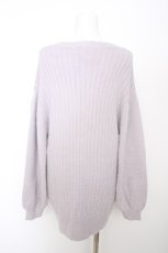 画像2: axes femme / ポケット付フェザーニットカーデ M ラベンダー Y-26-09-12-067-AX-TO-SZ-ZY (2)