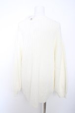 画像2: axes femme / ポケット付フェザーニットカーデ M キナリ Y-26-09-12-068-AX-TO-SZ-ZY (2)