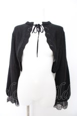 画像1: axes femme / ニットショートボレロ F 黒 Y-26-09-12-070-AX-TO-SZ-ZY (1)
