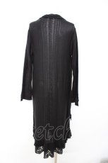 画像2: axes femme / レイヤード風ロングカーデ M 黒 Y-26-09-12-073-AX-TO-SZ-ZY (2)