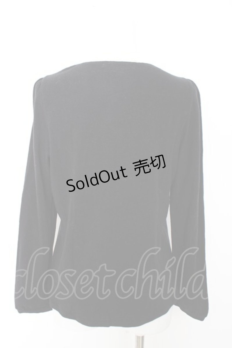 画像2: Franche Lippee / キノコチャームプルオーバー M 黒 Y-26-09-12-079-LO-TO-SZ-ZY (2)