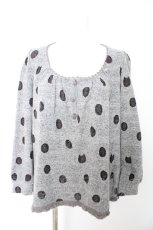 画像1: franche lippee black / たまにねこニットプルオーバー M グレー Y-26-09-12-087-LO-TO-SZ-ZY (1)