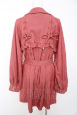 画像2: axes femme / バックレースアップコート F 赤 Y-26-09-12-101-AX-JA-SZ-ZY (2)