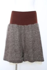 画像1: Franche Lippee / 裾レースウールパンツ FL5 ブラウン Y-26-09-12-111-LO-PA-SZ-ZY (1)