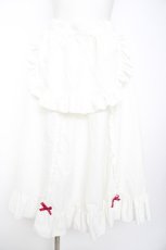 画像1: Cherirulu Chocola / MYフリルスカート+エプロン M 白 Y-26-09-12-113-LO-SK-SZ-ZY (1)