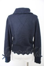 画像2: axes femme / フラワー刺繍タートルニット M Dグリーン Y-26-09-12-015-AX-TO-SZ-ZY (2)