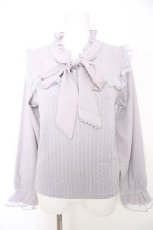 画像1: axes femme / ボウタイビスチェ風トップス F グレー Y-26-09-12-019-AX-TO-SZ-ZY (1)