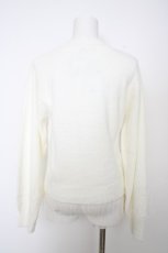 画像2: axes femme / ステラート刺繍フェザーニット F 白 Y-26-09-12-026-AX-TO-SZ-ZY (2)