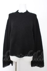 画像1: axes femme / フレア袖ハイネックニット F 黒 Y-26-09-12-045-AX-TO-SZ-ZY (1)