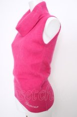画像2: HYSTERIC GLAMOUR / ロゴ刺繍ハイネックノースリーブニット F ピンク Y-26-09-13-035-PU-TO-SZ-ZY (2)