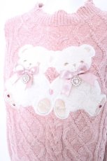 画像3: LIZ LISA / Twin Bearsニットトップス  ピンク Y-26-09-13-039-LO-TO-SZ-ZY (3)